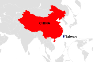 china-taiwan map