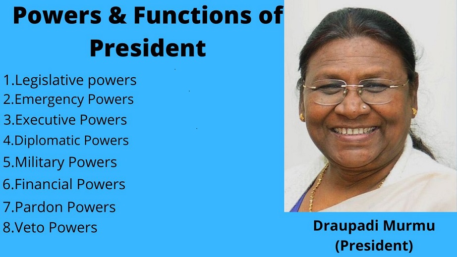 Indian President - powers and functions